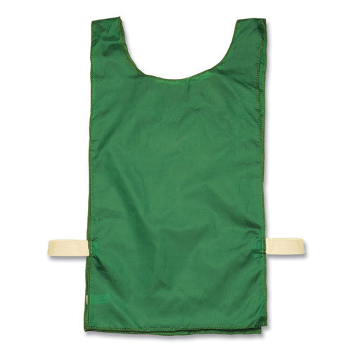 Heavyweight Pinnies, Nylon, One Size, Green, 1/dozen