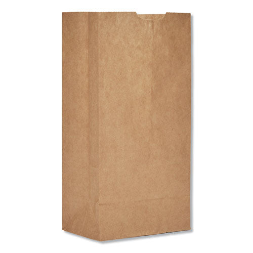 Grocery Paper Bags, 30 Lb Capacity, #4, 5" X 3.33" X 9.75", Kraft, 500 Bags