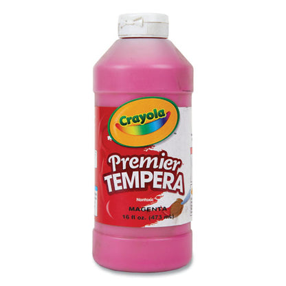 Premier Tempera Paint, Magenta, 16 Oz Bottle