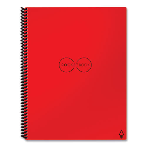 Core Smart Notebook, Dotted Rule, Red Cover, (16) 11 X 8.5 Sheets