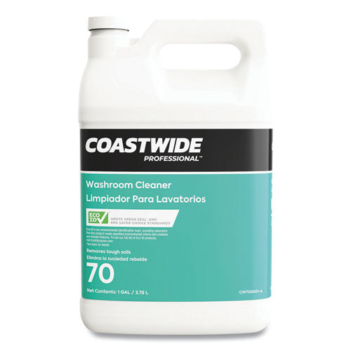 Washroom Cleaner 70 Eco-id Concentrate, Fresh Citrus Scent, 3.78 L Bottle, 4/carton