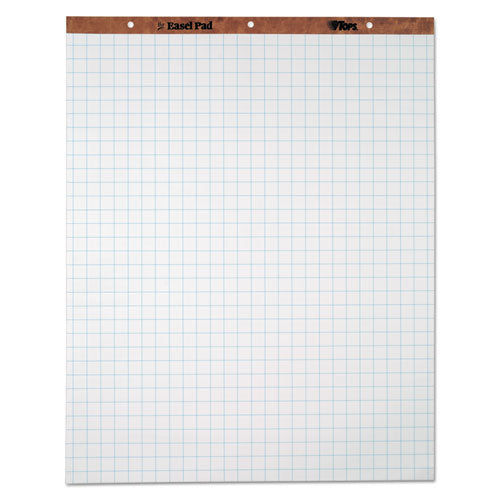 Easel Pads, Quadrille Rule (1 Sq/in), 27 X 34, White, 50 Sheets, 4/carton