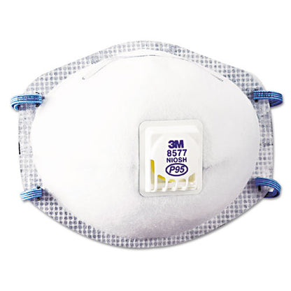 Particulate Respirator 8577, P95, One Size Fits All, 10/box