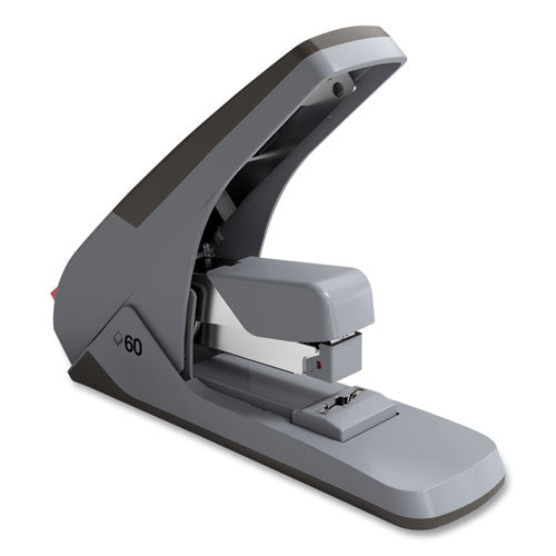 One-touch Desktop Stapler, 60 Or 25 Sheet Capacity, Gray/black