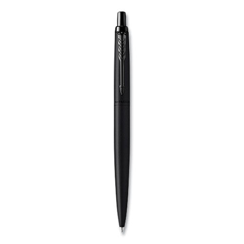 Jotter Xl Retractable Ballpoint Pen, Medium Point, Blue Ink, Black Barrel