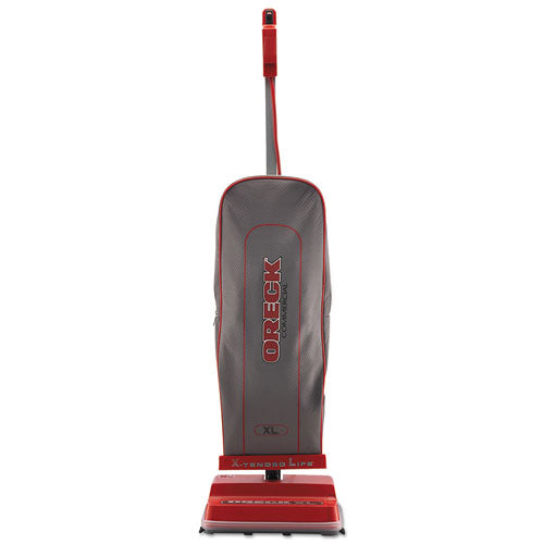 U2000rb-1 Upright Vacuum, 12" Cleaning Path, Red/gray