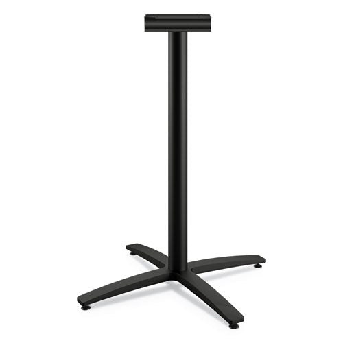 Between Standing-height X-base For 30" To 36" Table Tops, 26.18w X 41.12h, Black