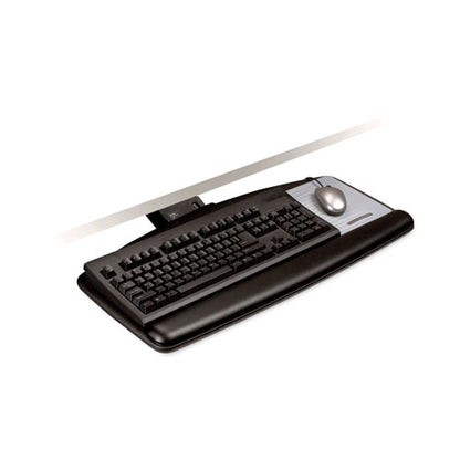 Sit/stand Easy Adjust Keyboard Tray, Standard Platform, 25.5w X 12d, Black