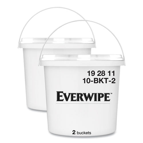 High Volume Wet Wipe Centerpull Resealable Bucket , 12 X 12 X 12, White, 2/carton
