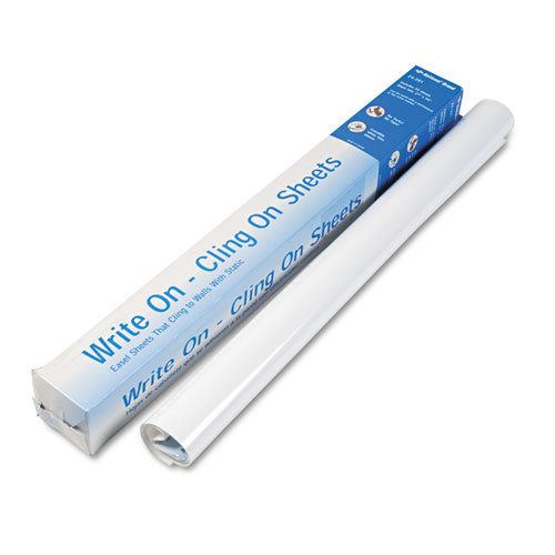 Write On-cling On Easel Pad, Unruled, 27 X 34, White, 35 Sheets