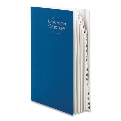 Deluxe Expandable Indexed Desk File/sorter, Reinforced Tabs, 20 Divide ...