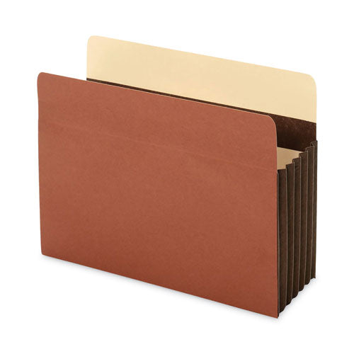 Redrope Expanding File Pockets, 7" Expansion, Letter Size, Brown, 5/box