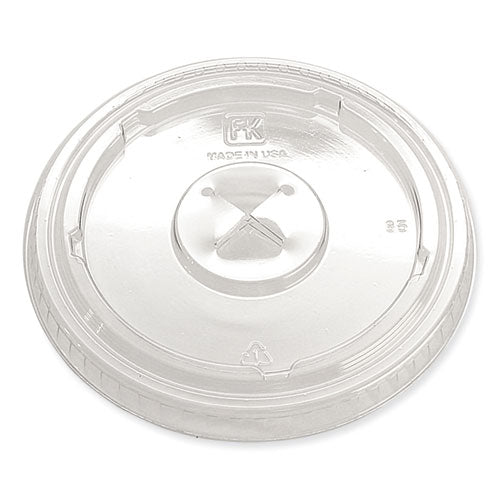 Greenware Cold Drink Lids, X-slot, Fits 12 Oz To 20 Oz Cup, 1,000/carton