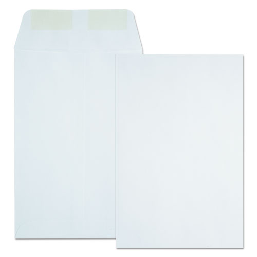 Catalog Envelope, 24 Lb Bond Weight Paper, #1, Square Flap, Gummed Closure, 6 X 9, White, 500/box