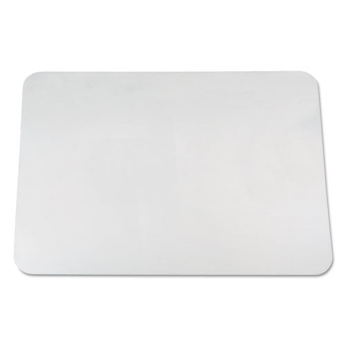 Krystalview Desk Pad With Antimicrobial Protection, Glossy Finish, 38 X 24, Clear