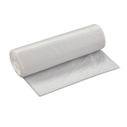 High-density Commercial Can Liners Value Pack, 60 Gal, 12 Mic, 38" X 58", Clear, 25 Bags/roll, 8 Interleaved Rolls/carton