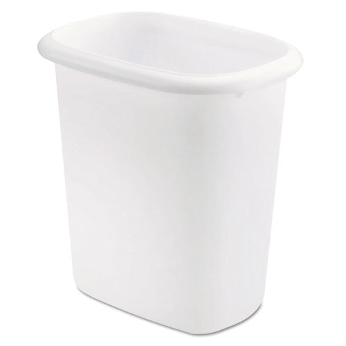 Wastebasket,vnty,6qt,wh