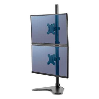 Professional Series Freestanding Dual Stacking Monitor Arm, For 32" Monitors, 15.3" X 35.5" X 11", Black, Supports 17 Lb