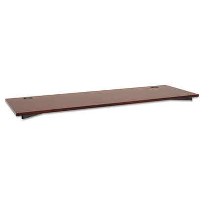 Manage Series Worksurface, 72" X 23.5" X 1", Chestnut