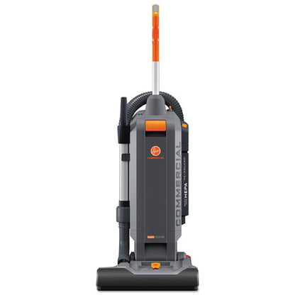 Hushtone Vacuum Cleaner With Intellibelt, 15" Cleaning Path, Gray/orange