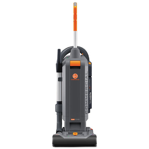 Hushtone Vacuum Cleaner With Intellibelt, 13" Cleaning Path, Gray/orange