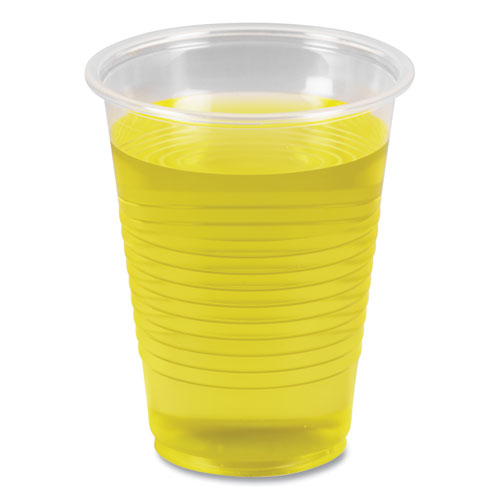 Translucent Plastic Cold Cups, 7 Oz, Polypropylene, 100/pack