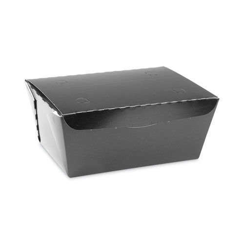 Earthchoice Onebox Paper Box, 66 Oz, 6.5 X 4.5 X 3.25, Black, 160/carton