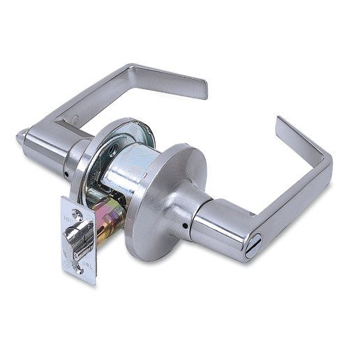 Light Duty Commercial Privacy Lever Lockset, Satin Chrome Finish