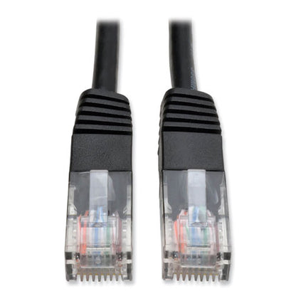 Cat5e 350 Mhz Molded Patch Cable, 25 Ft, Black