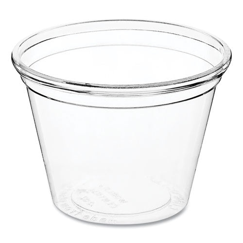 Pla Clear Cold Cups, 1 Oz, Clear, 3,000/carton