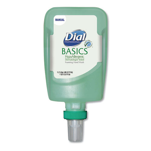 Basics Hypoallergenic Foaming Hand Wash Refill For Fit Manual Dispenser, Honeysuckle, 1.2 L, 3/carton
