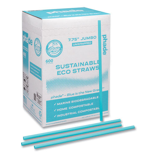 Straw, 9, Jumbo, Paper Wrapped, Clear, 24/500 – AmerCareRoyal