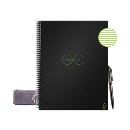 Core Smart Notebook, Medium/college Rule, Black Cover, (16) 11 X 8.5 Sheets