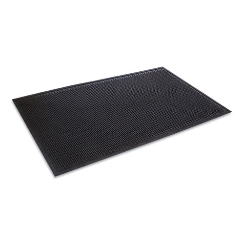 Crown-tred Indoor/outdoor Scraper Mat, Rubber, 43.75 X 66.75, Black