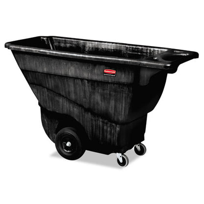 Structural Foam Tilt Truck, 101 Gal, 850 Lb Capacity, Plastic, Black