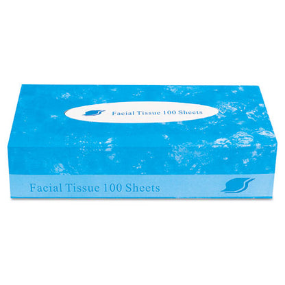Boxed Facial Tissue, 2-ply, White, 100 Sheets/box, 30 Boxes/carton