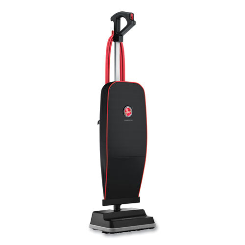 Task Vac Soft Bag Lightweight Upright, 12” Cleaning Path, Black