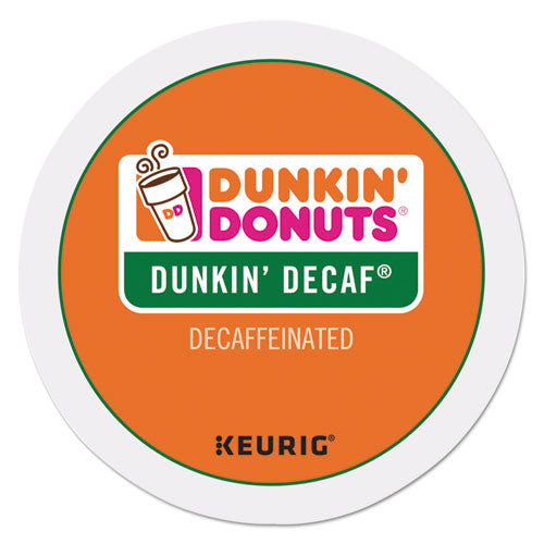 K-cup Pods, Dunkin' Decaf, 24/box