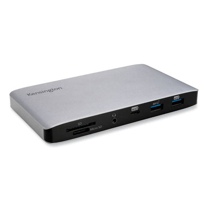 Sd2480t Thunderbolt 3 Dual 4k Docking Station, Silver/black