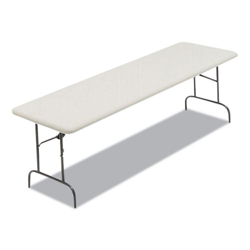 Indestructables Too 600 Series Folding Table, Rectangular, 96" X 30" X 29", Platinum