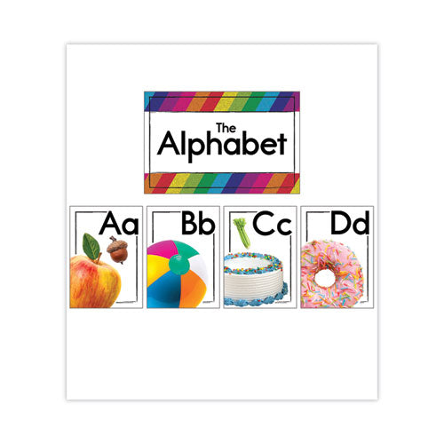 Curriculum Bulletin Board Set. Alphabet, 27 Pieces