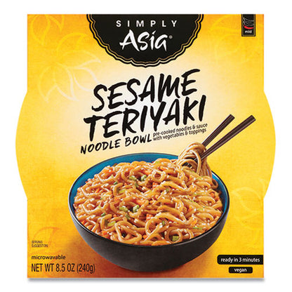 Simply Asia Sesame Teriyaki Noodle Bowl, 8.5 Oz, 6/carton