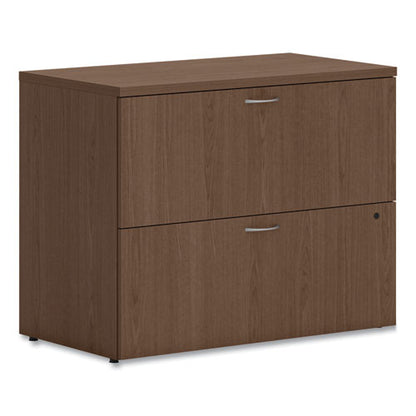 Mod Lateral File, 2 Legal/letter-size File Drawers, Sepia Walnut, 36" X 20" X 29"