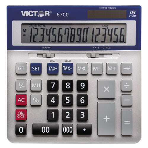 6700 Large Desktop Calculator, 16-digit Lcd