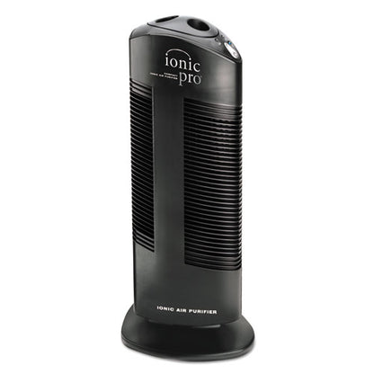 Compact Ionic Air Purifier, 250 Sq Ft Room Capacity, Black