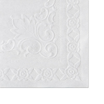 Classic Embossed Straight Edge Placemats, 10 X 14, White, 1,000/carton