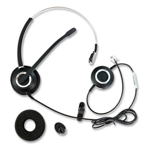 Zum Zumrj9m Monaural Over The Head Headset, Black