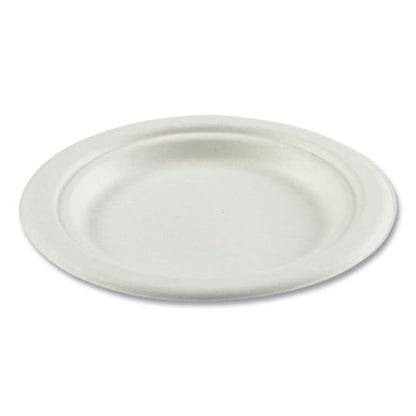 Bagasse Pfas-free Dinnerware, Plate, 6" Dia, Tan, 1,000/carton
