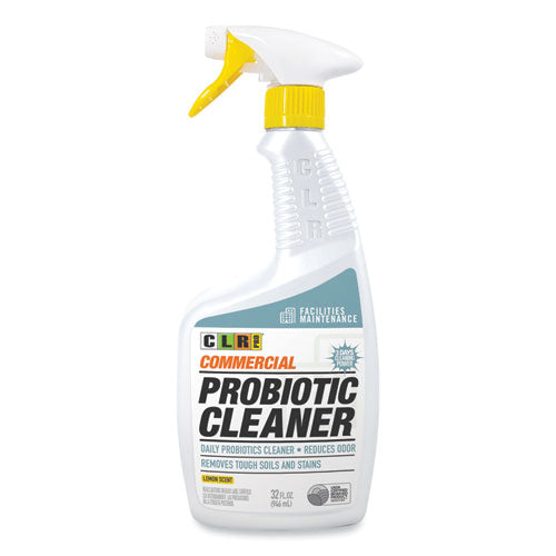 Commercial Probiotic Cleaner, Lemon Scent, 32 Oz Spray Bottle, 6/carton