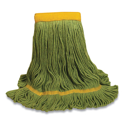 1200 Series Mop Head, Pet, Medium, 5" Headband, Green